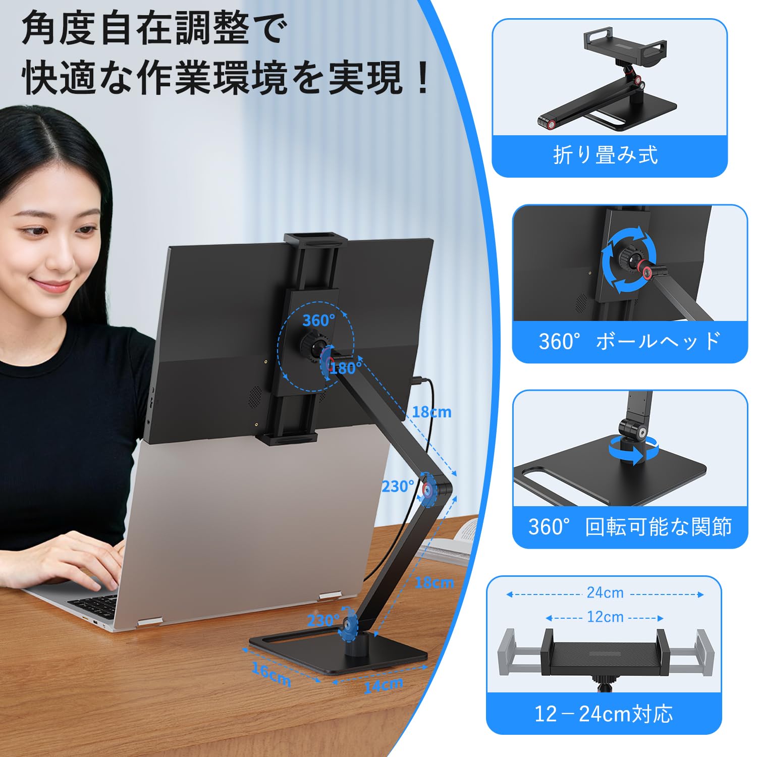 モバイルモニター 15.6インチ 1920x1080FHD MAGICRAVEN MAGICRAVEN モバイルモニター 15.6インチ モバイルディスプレイ 1920