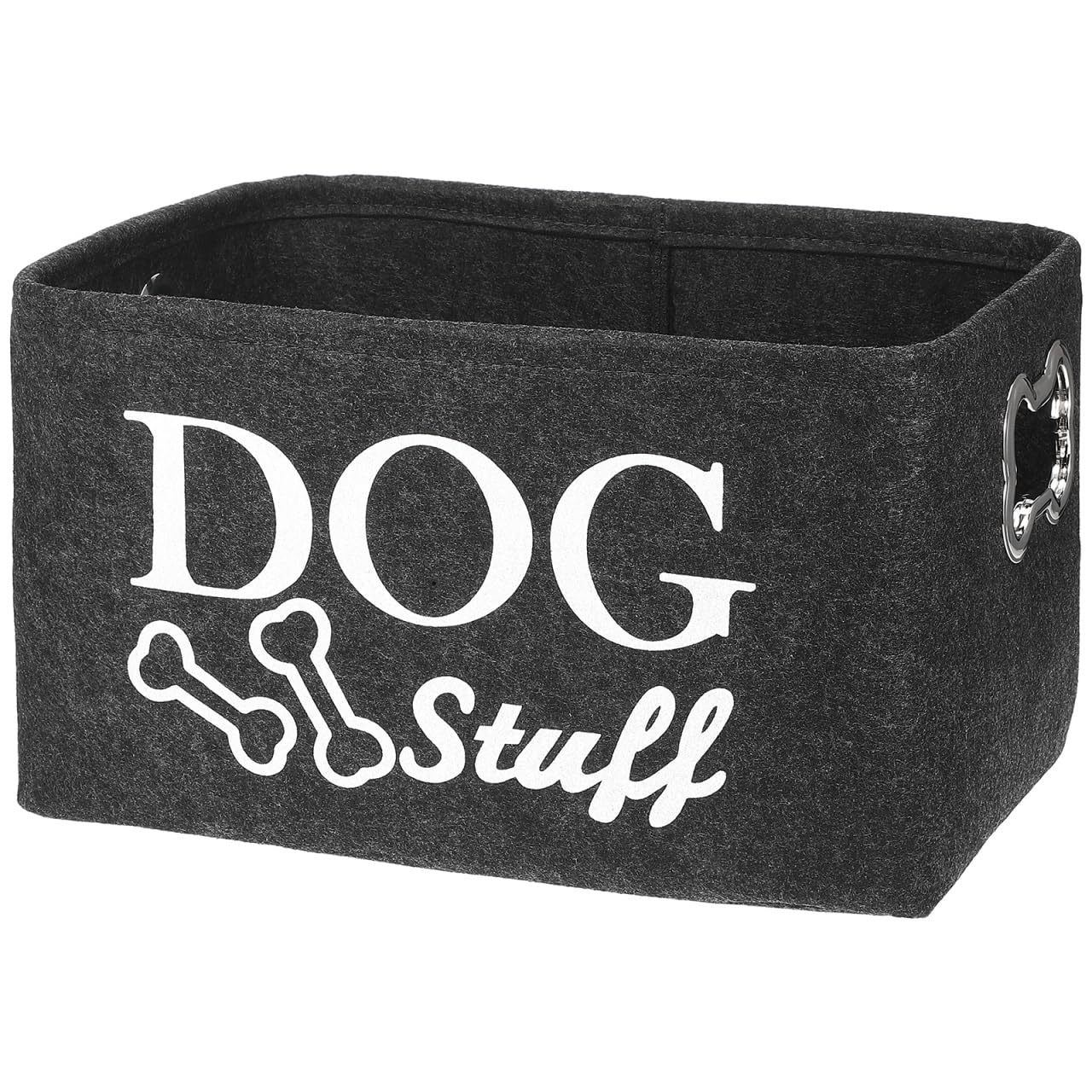 Contenedor de fieltro para juguetes para perros que soluciona el desorden