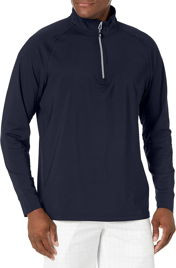Cutter & Buck Mens Adapt Eco Knit Stretch Recycled Mens Quarter