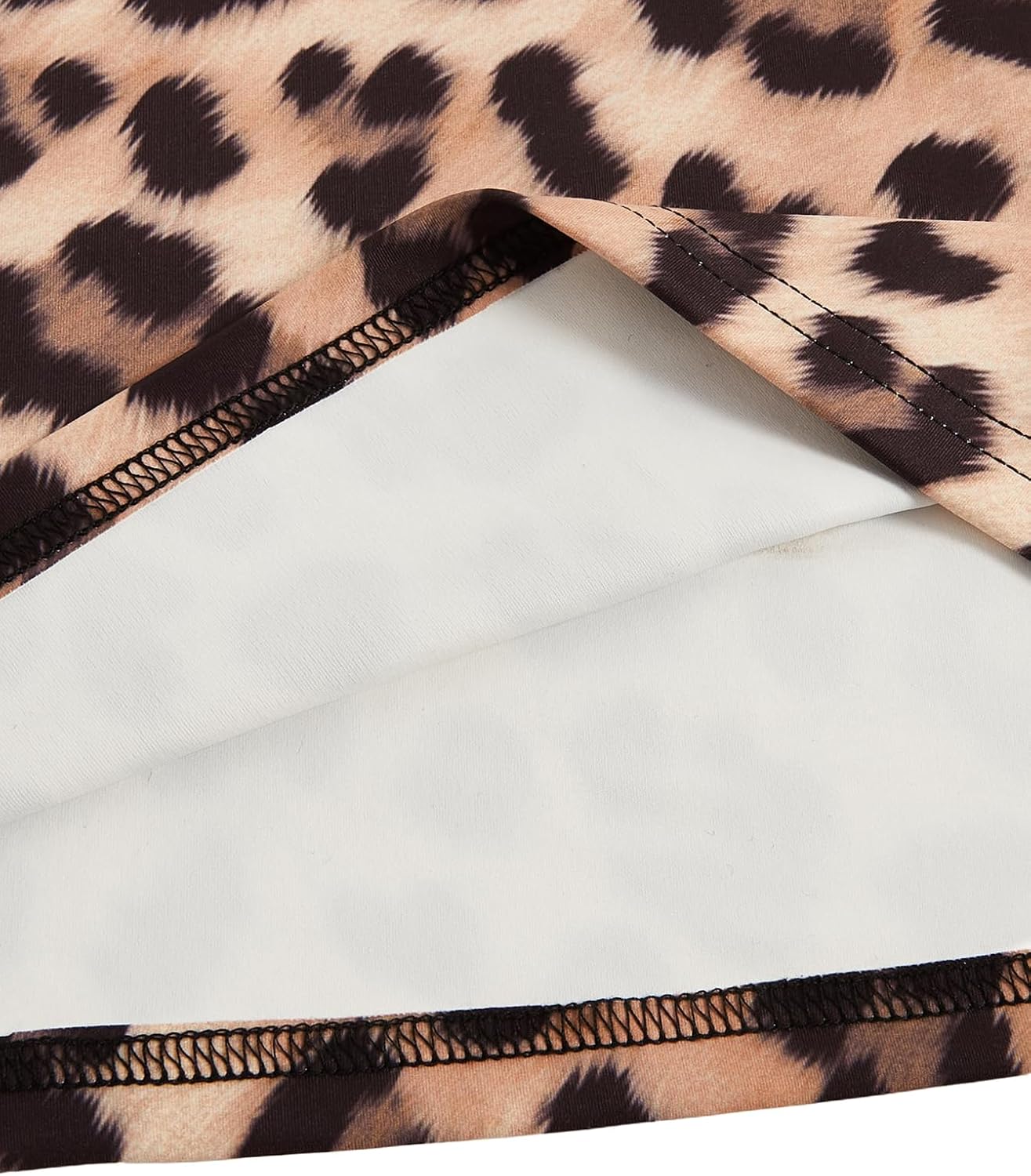 Floerns Women's Leopard Print Sleeveless Camisole V Neck Bowknot Cute Cami Top - Image 6