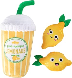 Fringe Studio Plush Dog Toy Set, Pucker Up, 3 Piece Set, Pet Shop Collection (312504)