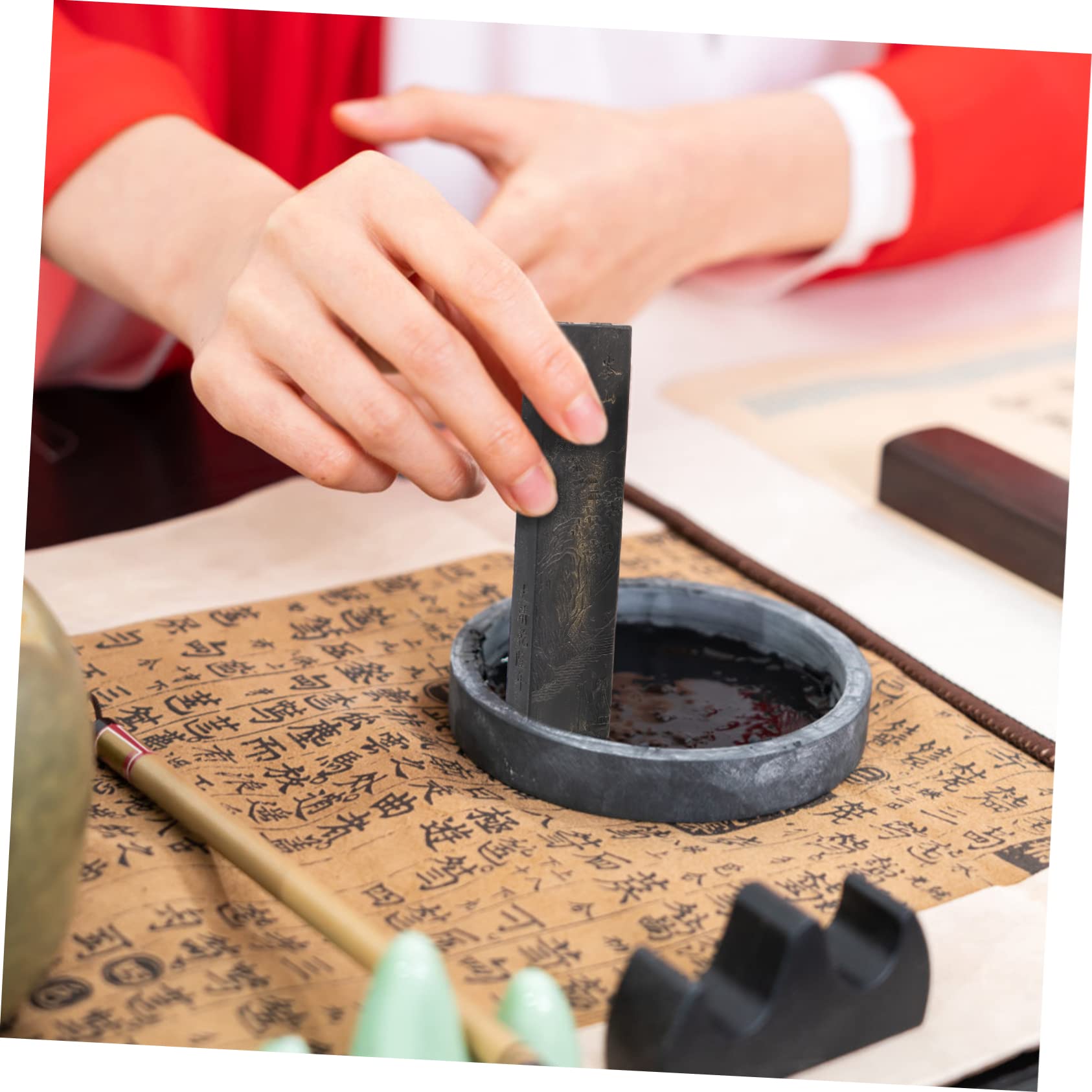 TEHAUX 8pièces Bâtons Encre Créatifs Pour Chinoise De Inks Sticks Pour Peinture Et Pratique