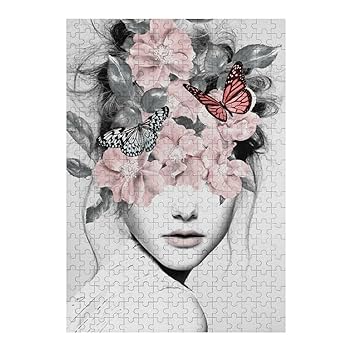 Amazon.co.jp: 女性 花 芸術写真 300 ピース パズル