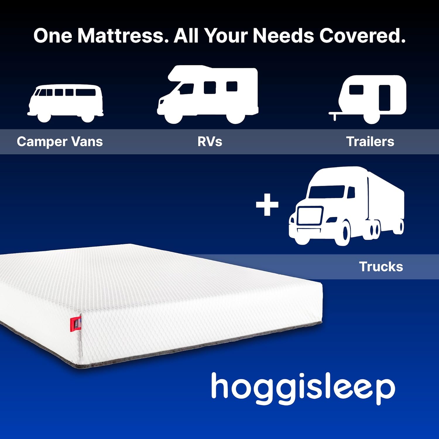 Narrow Bunk Mattress - 6 Inch RV Mattress - 28x75, Aquasoft Memory Foam, Medium Firm, Breathable Diamond Soft Cover Fabric, Certified Only Safe Foams, Bed in a Box Mattress, Made in Mississippi