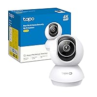 Tapo C250 4K 8MP Telecamera Wi-Fi Interno, AI Auto-Zoom Tracking Persone/Animali