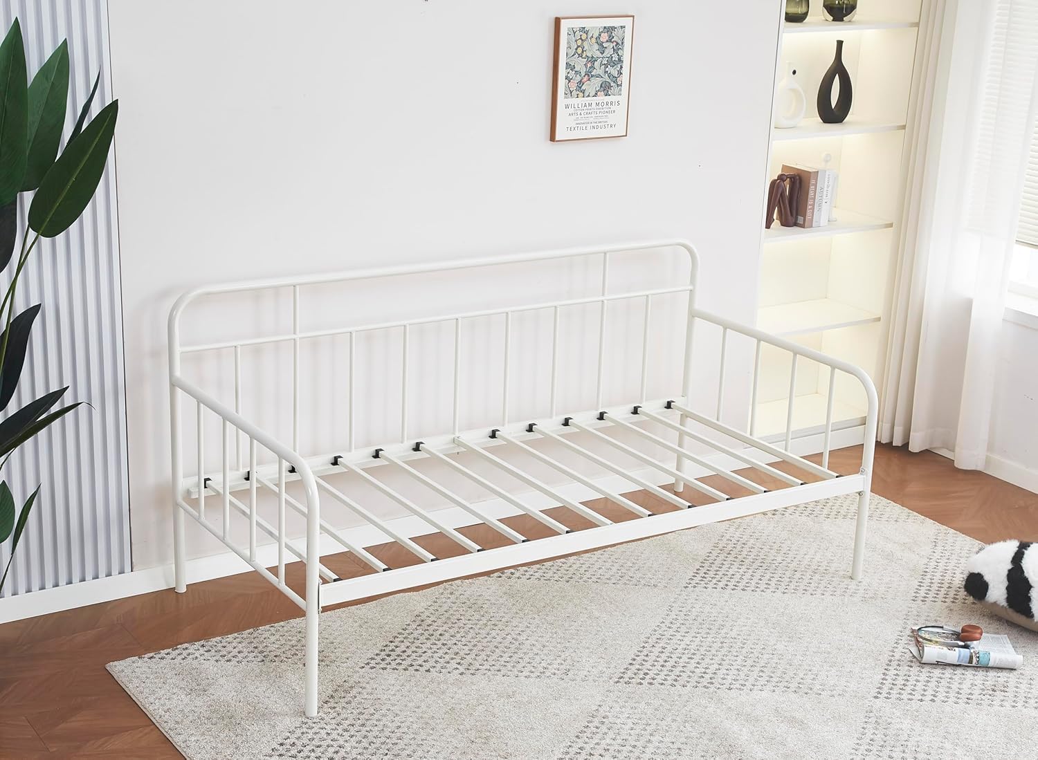 Sofá Cama de Metal Base para Colchón 90 x 190 Estructura Metálica
