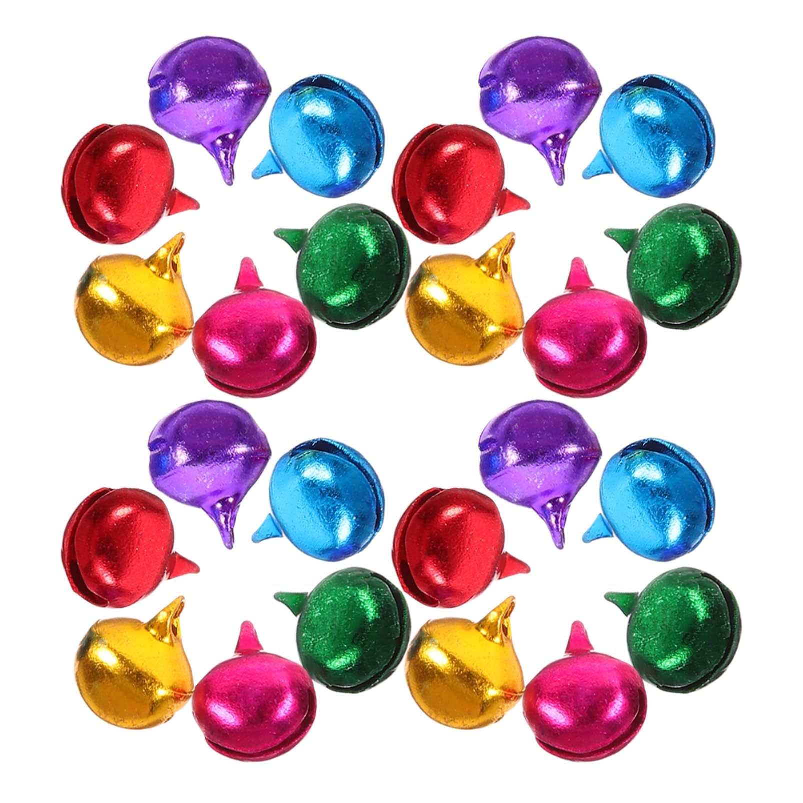 CIMAXIC 10mm Jingle Bells Bulk Pack Christmas Tree Pendant DIY Craft Accessories Festive Decorations