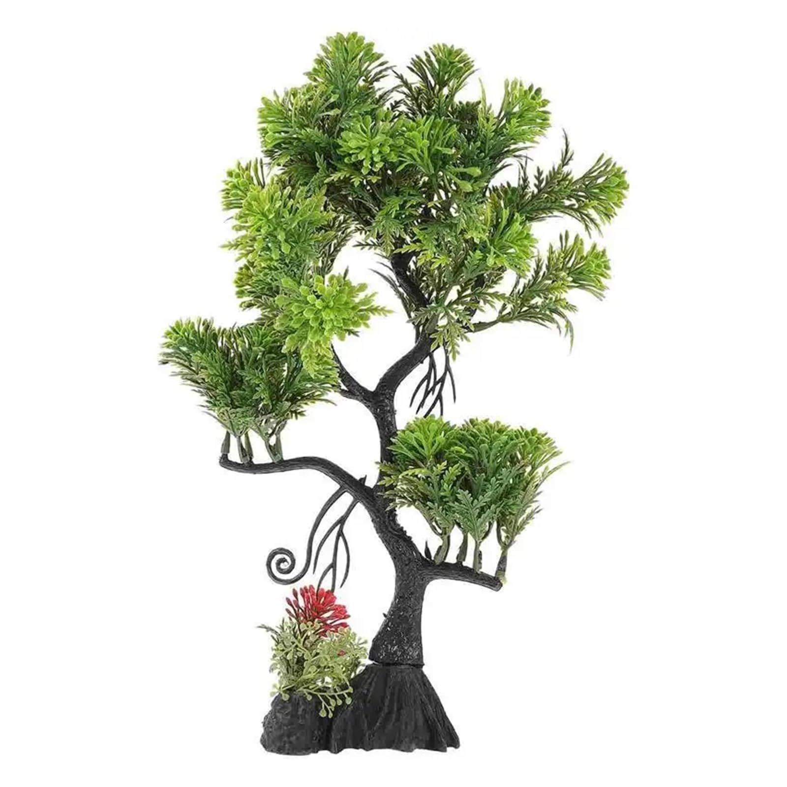 JTKSSCS Aquarium Plants Aquarium Artificial Tree Fish Tank Decoration Plastic Model Landscaping Naments Pet Products Aquatic Plants(Color 01)