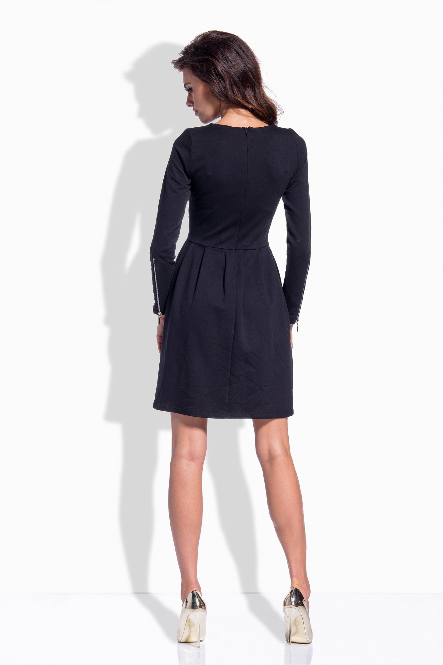 Lemoniade vestido de moda con mangas largas y falda corta