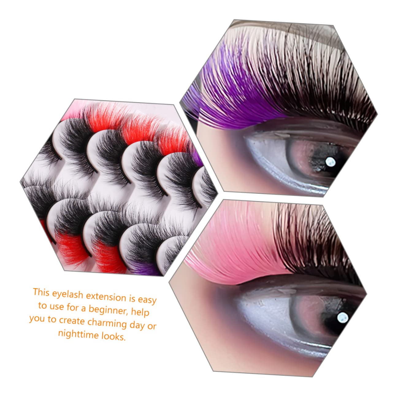 MAGICLULU 5 Sets Künstliche Wimpern Flauschige Wimpern Für Frauen Falsche Wimpern Für Die Tägliche Make-up-party 9 Paare * 5