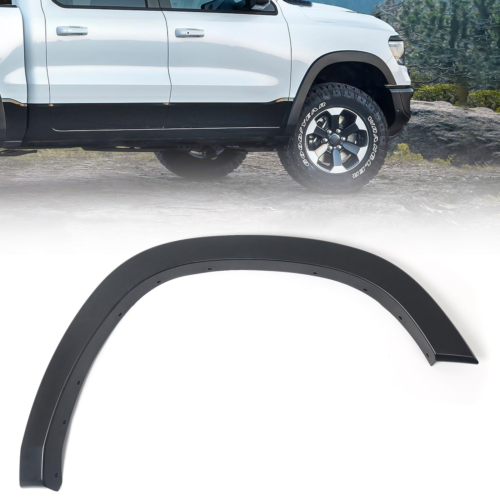 Amazon.com: VLINCAR Front Fender Flare Compatible with Dodge Ram