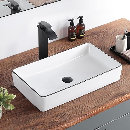 Vista 127 de Small Bathroom Vessel Sink 12"x12" Round Bathroom Sink White Ceramic Bathroom Sinks Modern Above Counter Art Basin