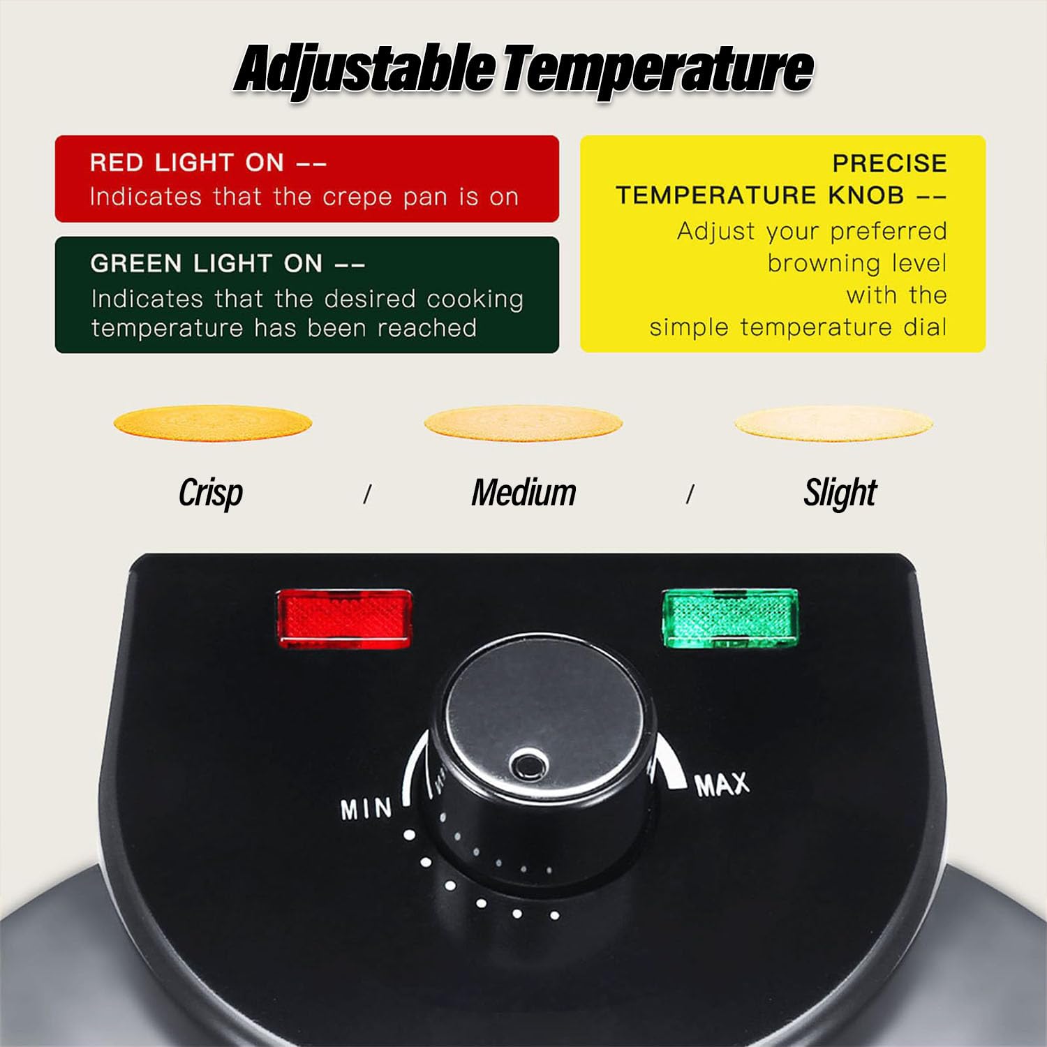 1800W Electric Tortilla Maker 12-calowa płyta do gotowania bez przywierania Automatyczna maszyna do płaskiego chleba ze wskaźnikiem światła LED do restauracji domowej