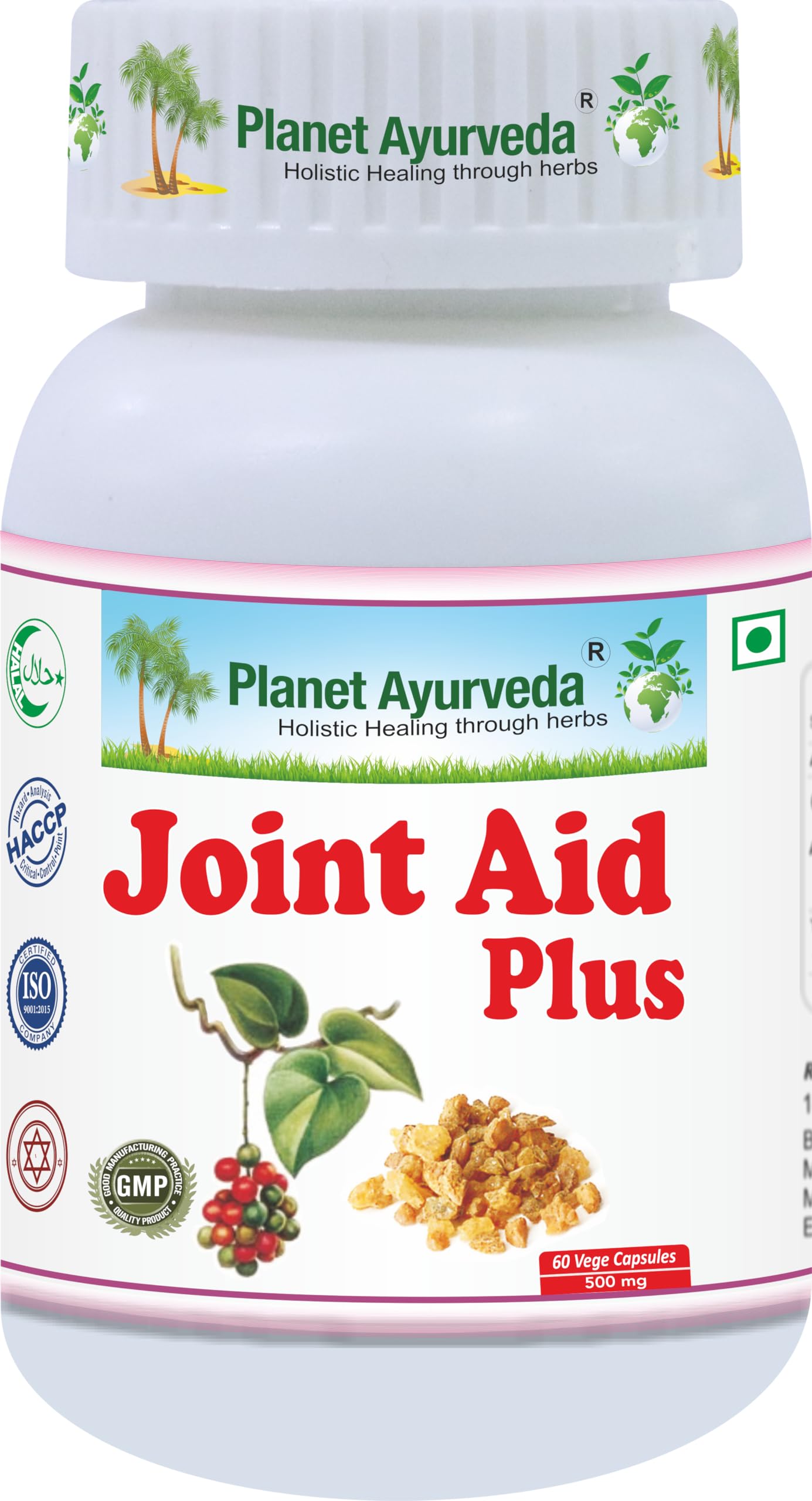 Planet Ayurveda Joint Aid Plus - 60 Capsules | Helpful in Joint Pain