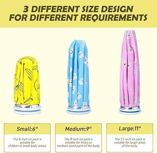 Miniatura 7 de Bolsas de hielo para lesiones, bolsa de hielo reutilizable, ideal para muelas del juicio, lactancia materna, ojos cansados, lesiones de niños,