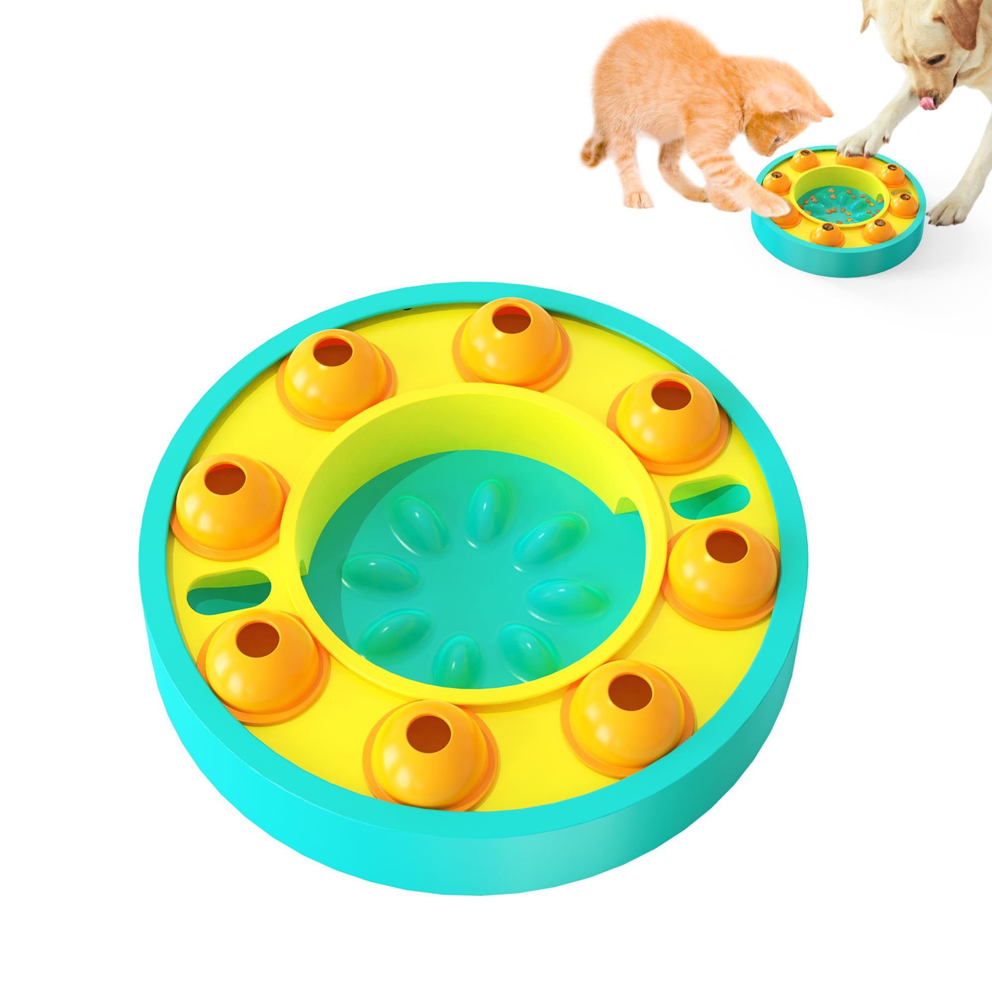 Jouet puzzle pour chien contre la solitude Potaroma bleu pour le bonheur de votre animal