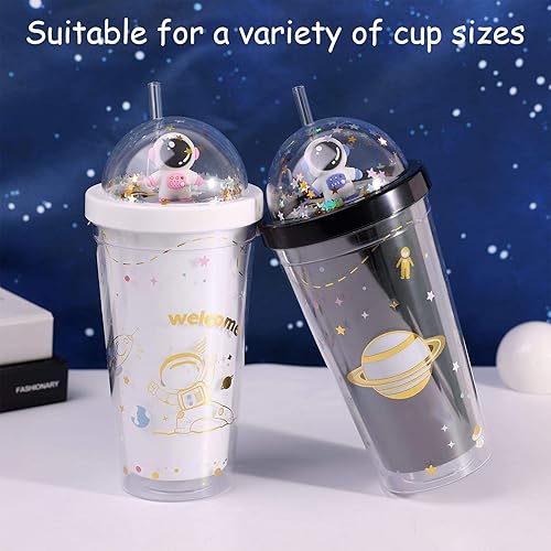 Miniatura 5 de Paquete de 6 popotes de repuesto compatibles con vasos Stanley de 40 onzas, se adapta a vasos de viaje Stanley Adventure Quencher, popotes