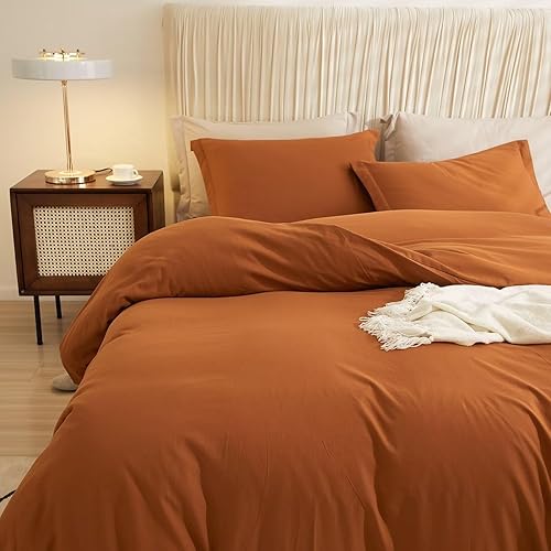 Miniatura 6 de VClife juego de funda de edredón de algodón de tamaño king, con patrón floral, ropa de cama ultrasuave y ligera, para niños, adolescentes y adultos