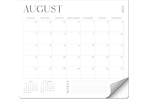 Simplified Monthly Magnetic Calendar 2024 for Fridge