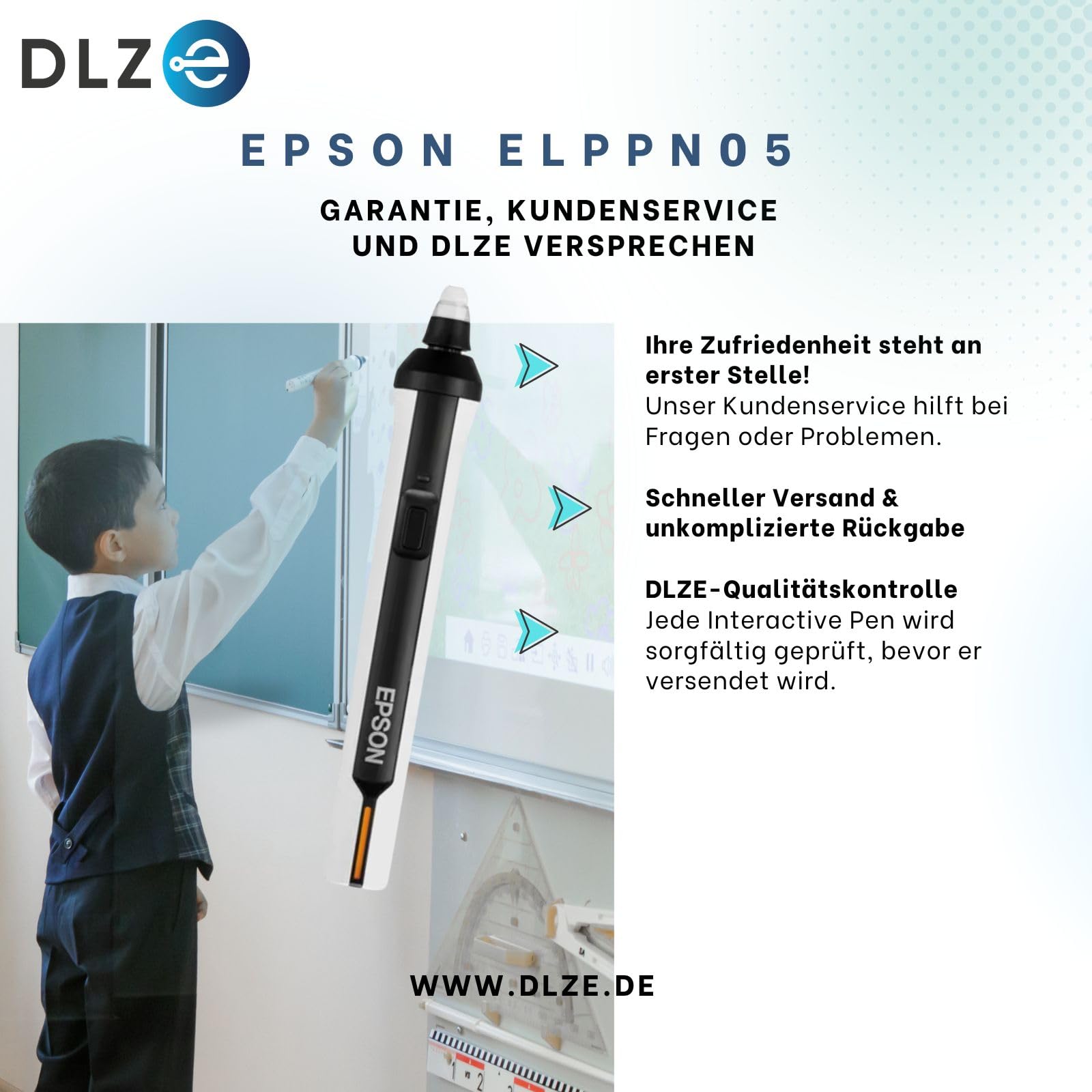 EPSON ELPPN05A – 1684792 Original Interactive Pen (Orange) für Epson Projektoren – Ersatzmodell, sofort einsatzbereit, kein Setup nötig