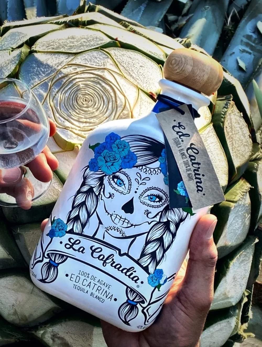La Cofradia Catrina Bianco Agave Tequila - 700 ml