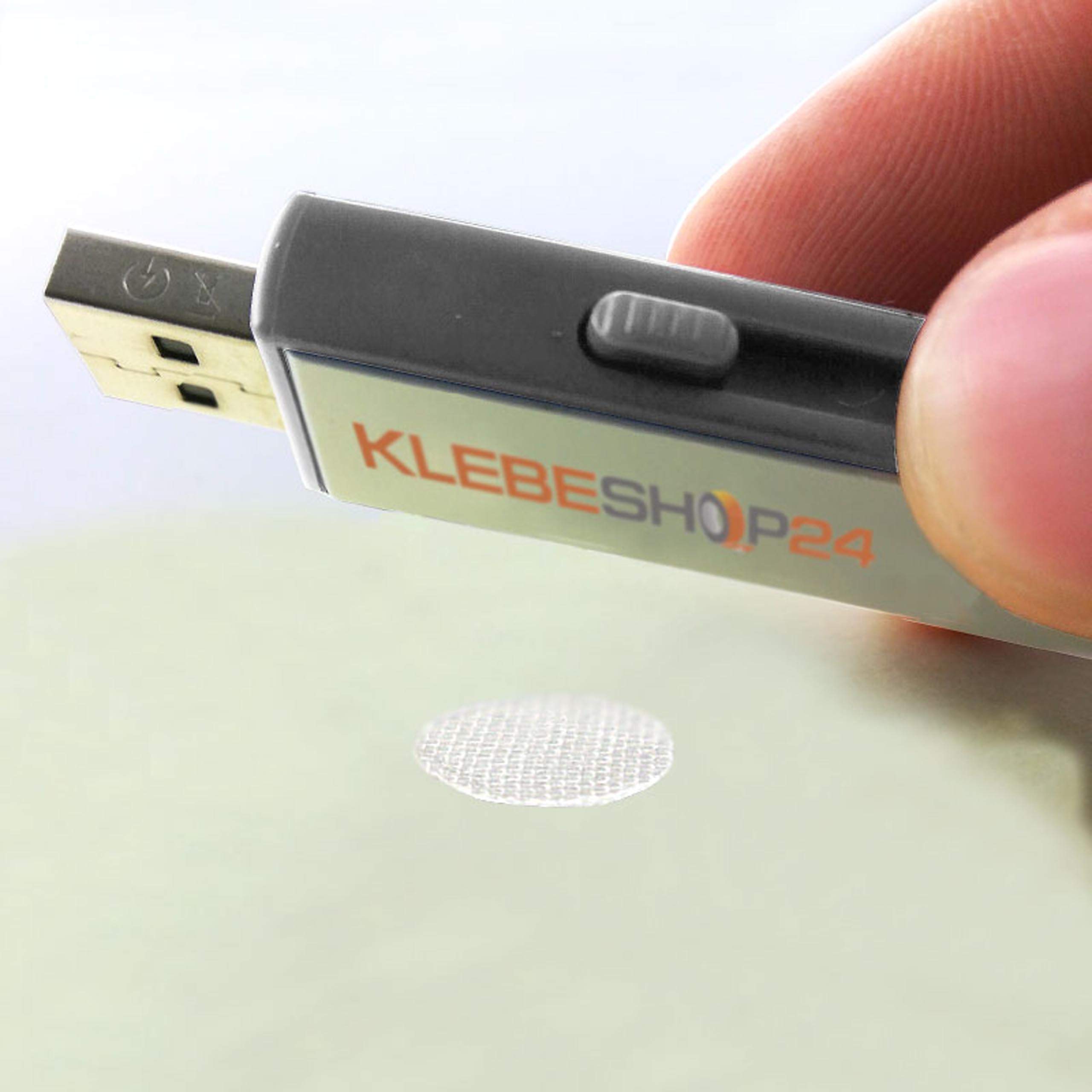 KLEBESHOP24 Gewebeklebepunkte doppelseitig ablösbar, 10 mm, 5000 Stück