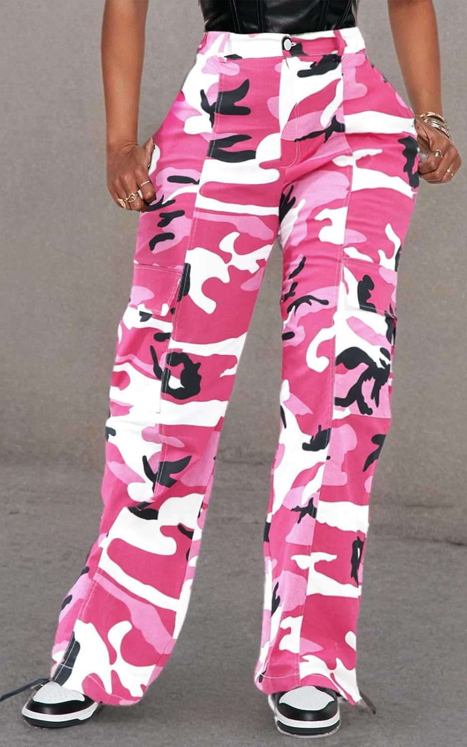 BEJONS Women’s Relaxed Fit All Day High Waist Cargo Pants - Image 4