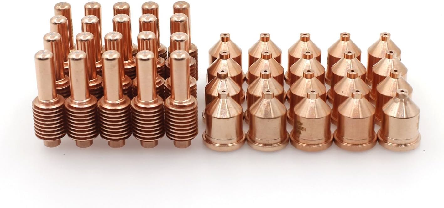 120926 Electrode & 120931 Nozzle 60A Tip for Plasma Cutting 1250 Torch