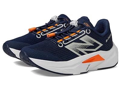 New Balance Kids Bungee FuelCell Propel v5 (Little Kid) Kids Shoes NB Navy/Sun Glow