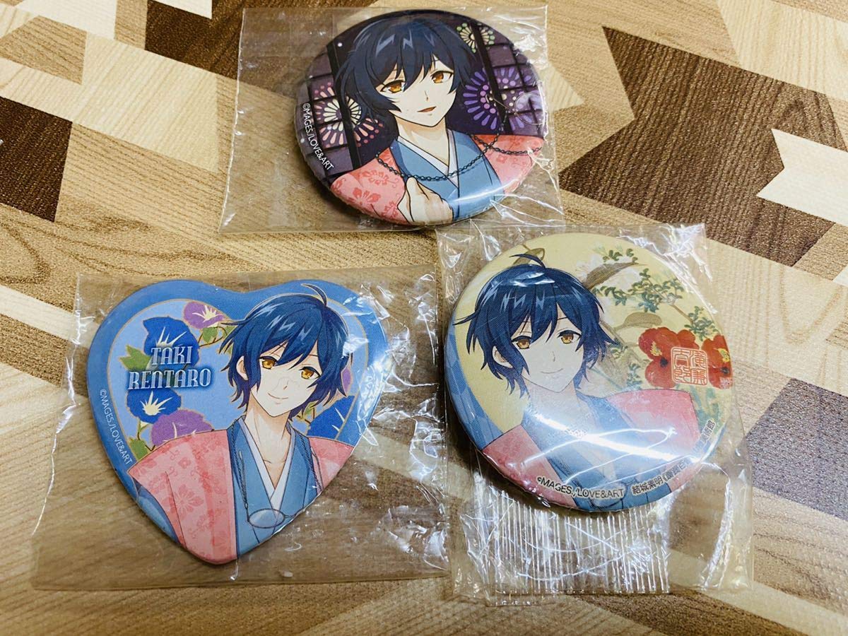 めいこい　春草　大観　山種美術館　缶バッジ めいこい×山種美術館コラボ第2弾 大観・春草・玉堂・龍子 ―日本