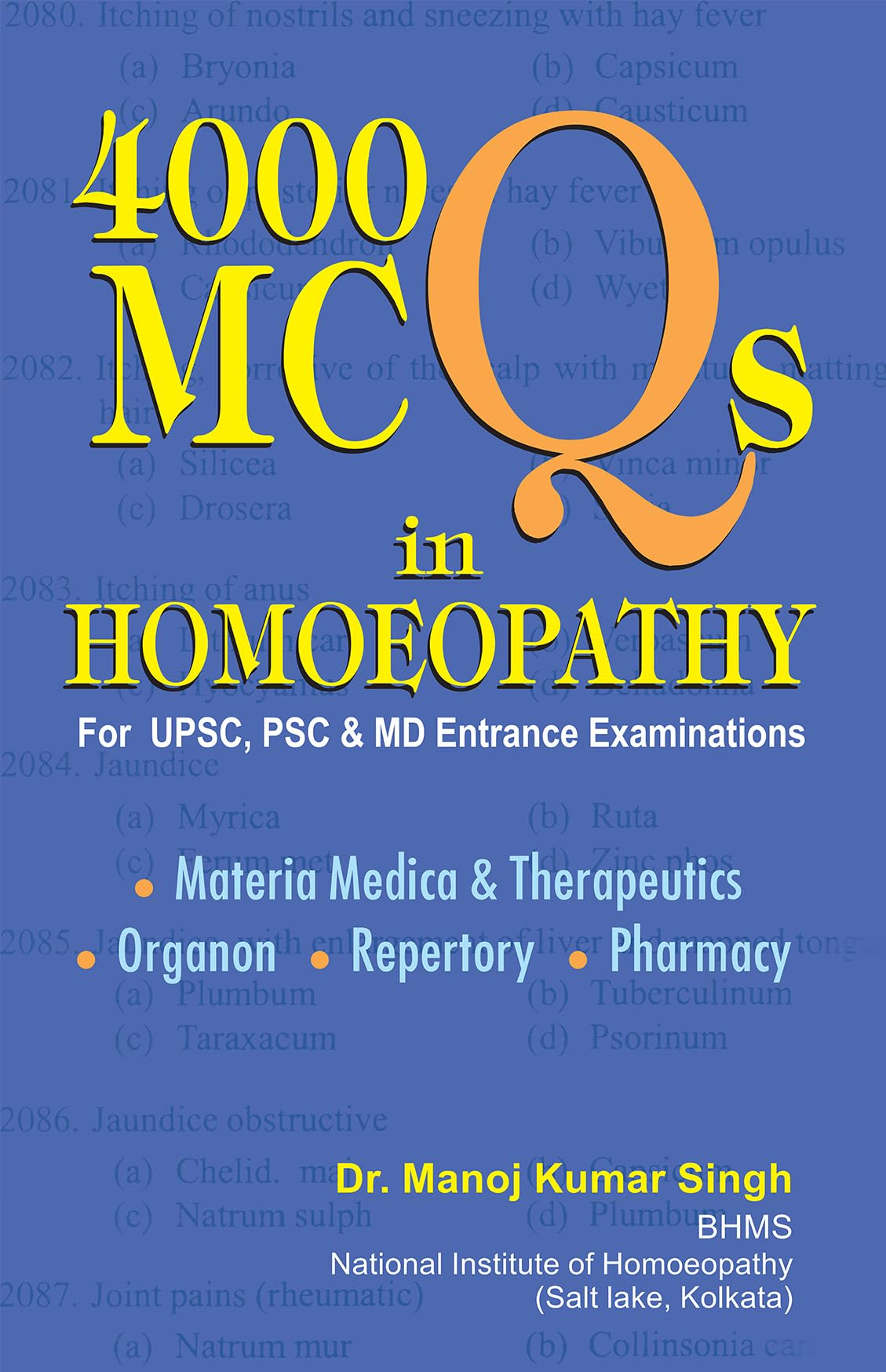 4000 MCQs in Homoeopathy