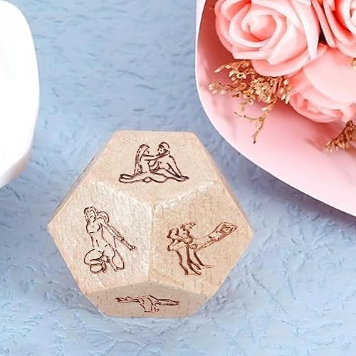 Vista 33 de Dados para citas y toma de decisiones, ideas románticas, regalo divertido para él y ella en San Valentín, aniversario, Navidad y cumpleaños