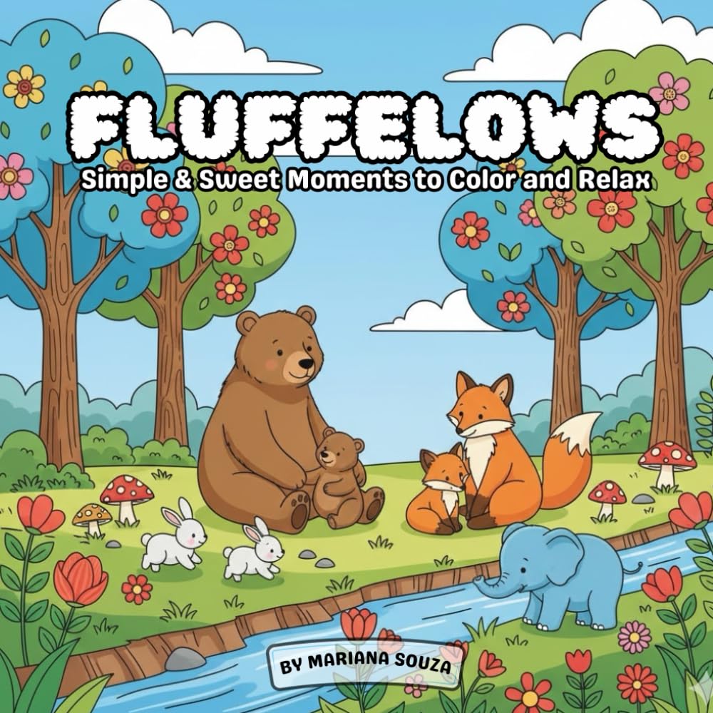 FLUFFELOWS: Simple & Sweet Moments to Color and Relax