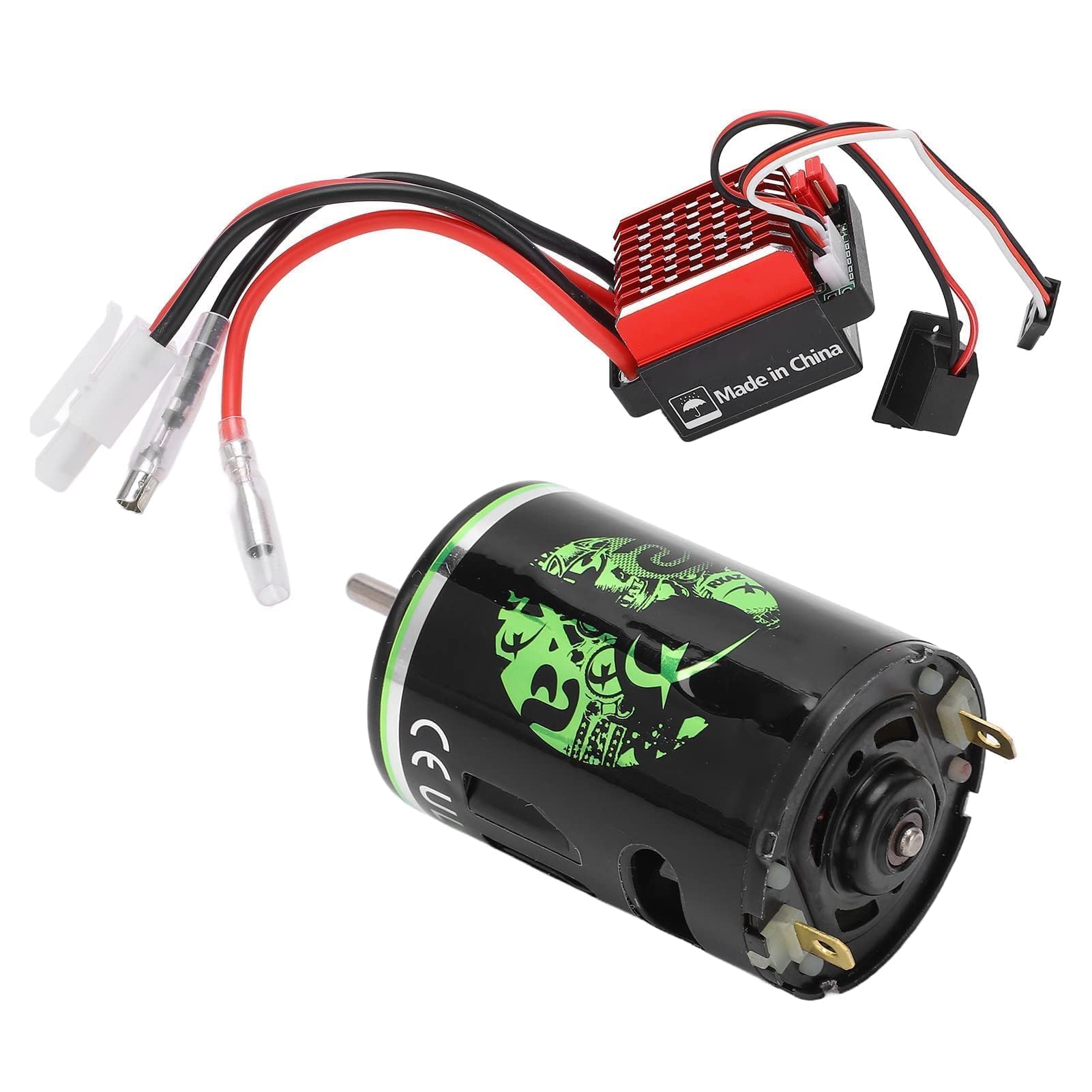 Motore Spazzolato RC, 540 Alta Torsione a Basso Rumore modalità di Funzionamento Doppia Protezione a Bassa Tensione Motore Spazzolato 360A ESC per SUV RC(20T)