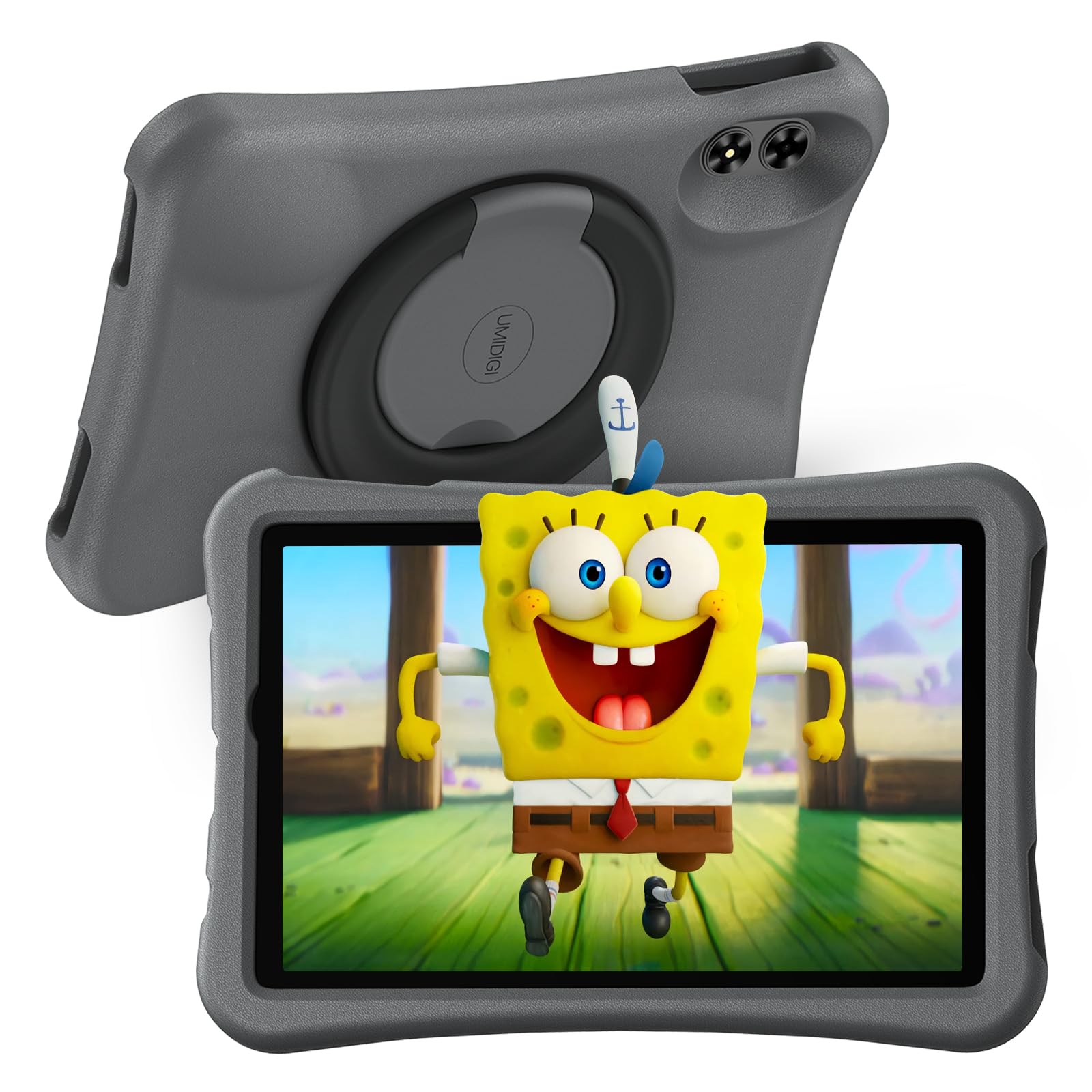 UMIDIGI Kids Tablet 10.1 Inch, Tablet for Kids Android 13, G2 Tab Kids Tablets,(4+4) GB+64GB/TF 1TB,WiFi 6/Bluetooth5.0, Parental Controls Children Tablets, 6000mAh, 8MP Camera, Kid-Proof Case, Gray