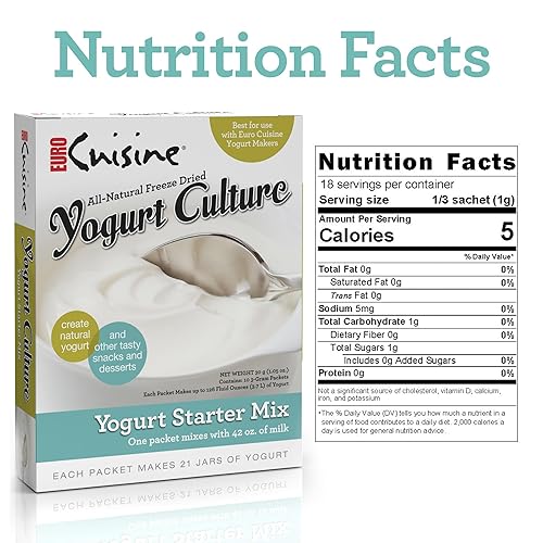 Miniatura 5 de Euro Cuisine RI1020 - Cultivo de yogur natural 035  011oz