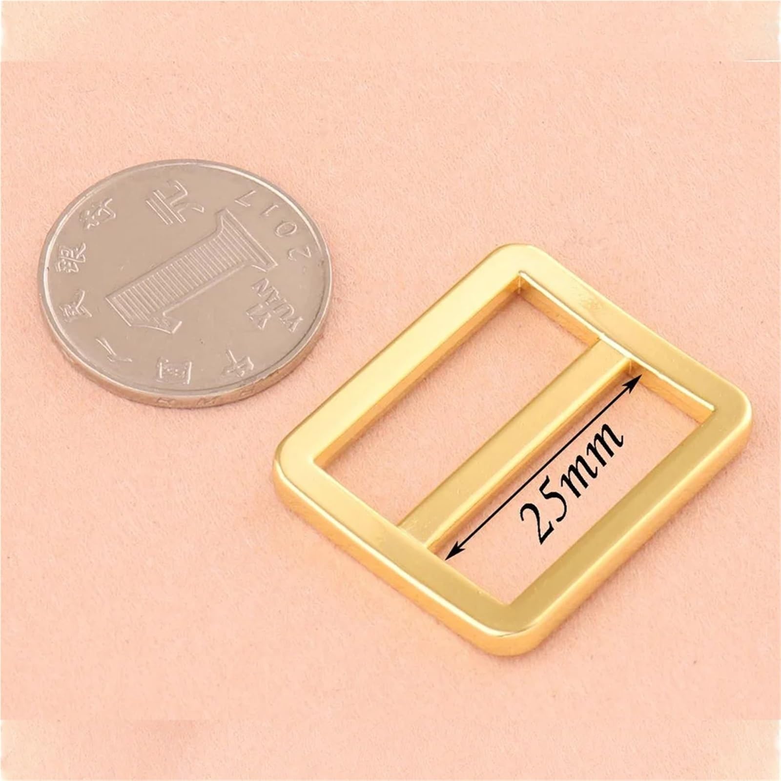Metallschnallen, 25 mm, 100 Stück, für Gürtel, Geldbörse, Tasche, Gurtbandversteller