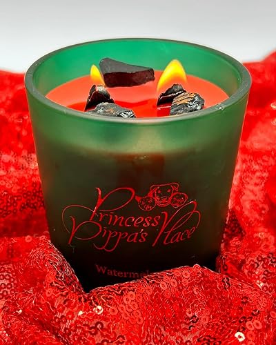 Miniatura 7 de Velas perfumadas 13% para mujeres y hombres, velas perfumadas no tóxicas con 3 cristales curativos y 2 mechas de madera en tarro de vidrio, vela de