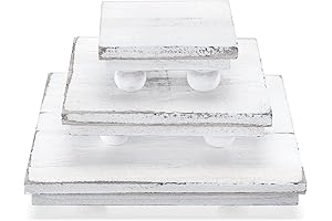 Thyle Set of 3 Wooden Risers for Display Decorative Items