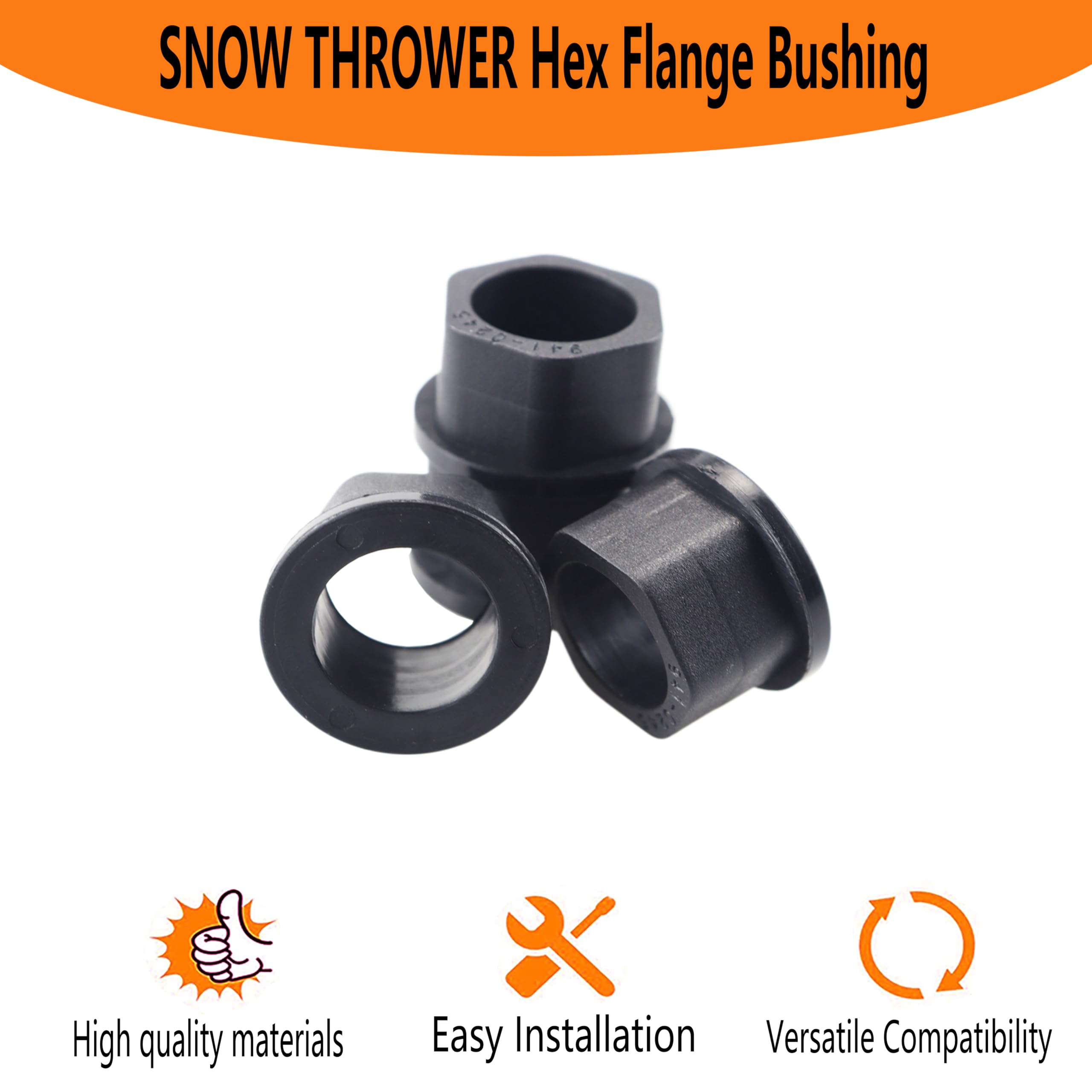 Amazon.com: Irnyso Replacement Snow Thrower Hex Flange Bushing 741