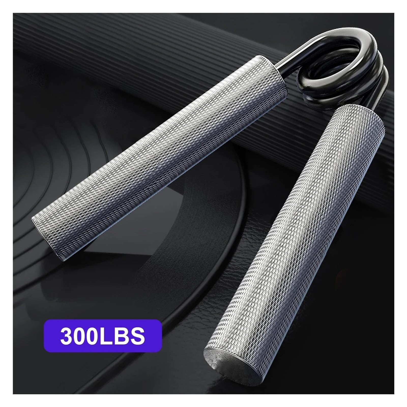 Urządzenie do ćwiczenia siły chwytu, 100-300 funtów 1 szt. Fitness Antypoślizgowy przyrząd do ćwiczeń(Silver(100LBS))