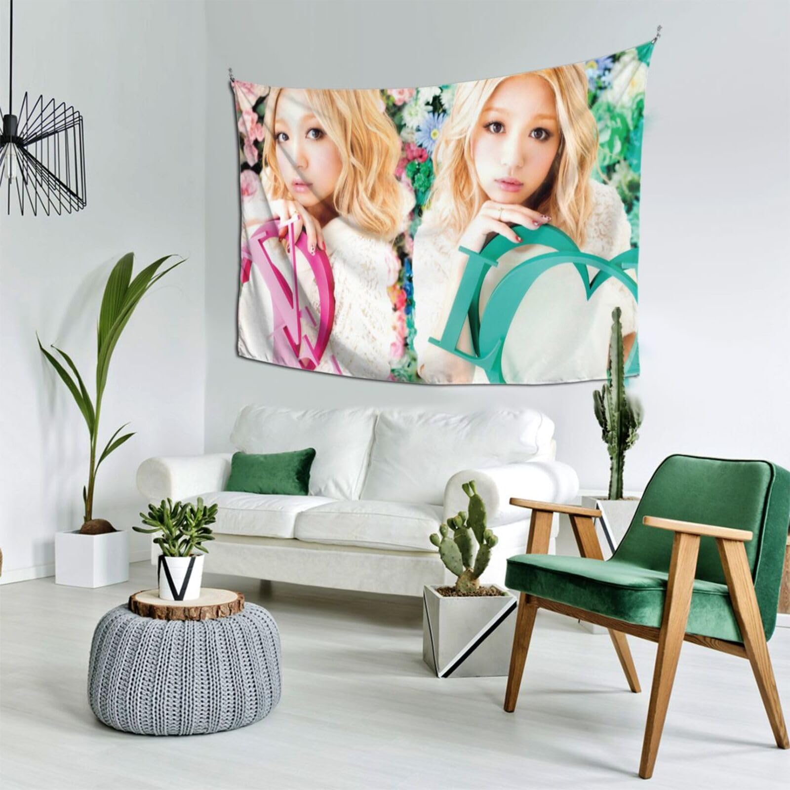 Amazon.co.jp: 西野カナ タペストリー 壁掛け 装飾布 部屋 寝室 毛布