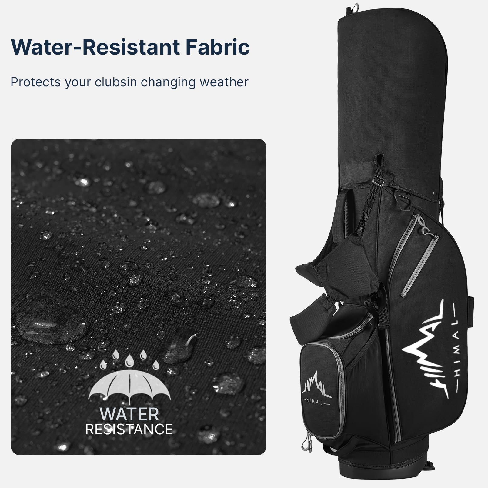 Amazon | GoHimal(ゴーヒマル) 14ウェイゴルフスタンドバッグ メンズ