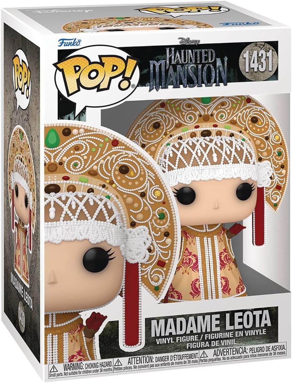 POP Disney: Haunted Mansion (Movie) - Madame Leota Funko Vinyl Figure (Bundled with Compatible Box Protector Case), Multicolored, 3.75 inches