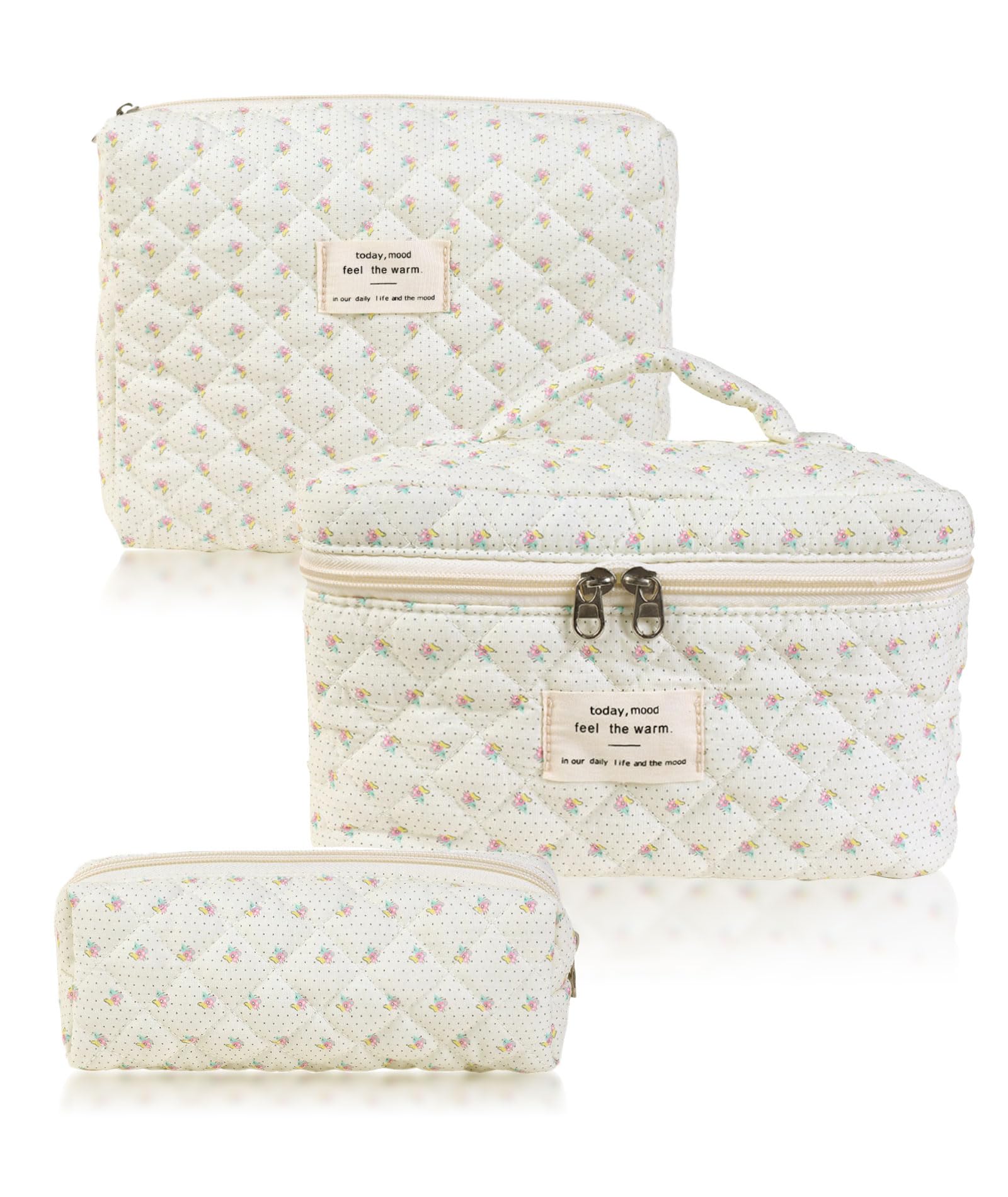 3-Piece Makeup Bag Set