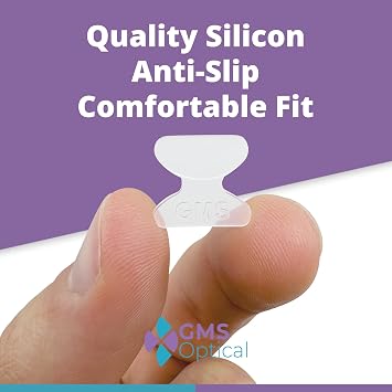 Double Adhesive Nose Pads 1.8mm 13mm Short Clear 10 Pairs Glasses Nose Pads