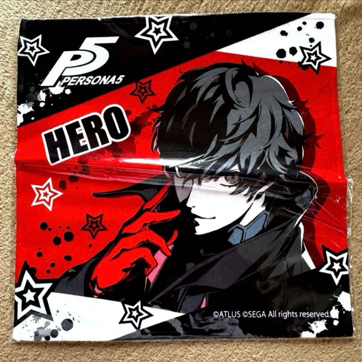 超希少 ペルソナ5 ジョーカー 雨宮蓮 来栖暁 マイクロファイバー