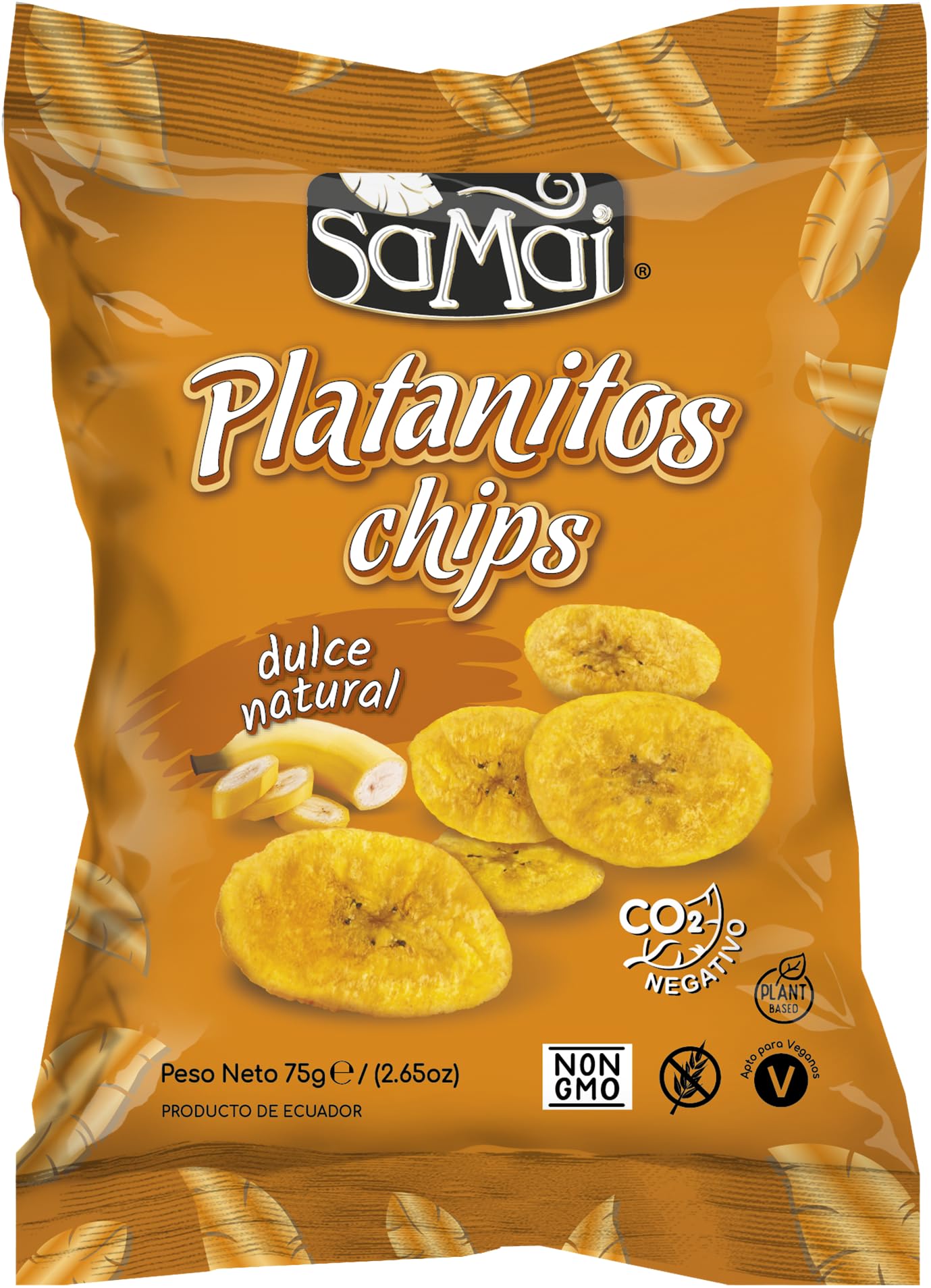 Chips Plantain Naturellement Sucrées - Samai 75g