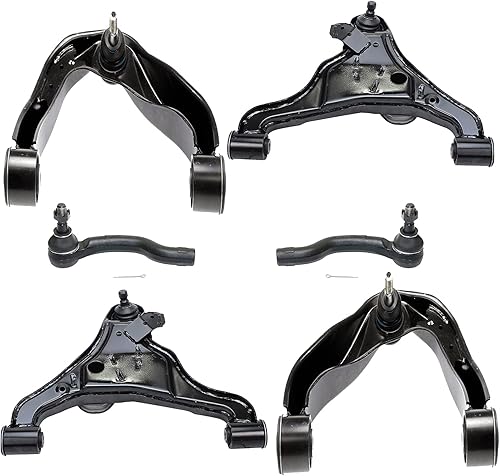 Miniatura 158 de Detroit Axle - Kit de brazos de control delanteros de 6 piezas para Toyota Corolla 2014-2019, 2 brazos de control inferiores con rótulas, 2 varillas