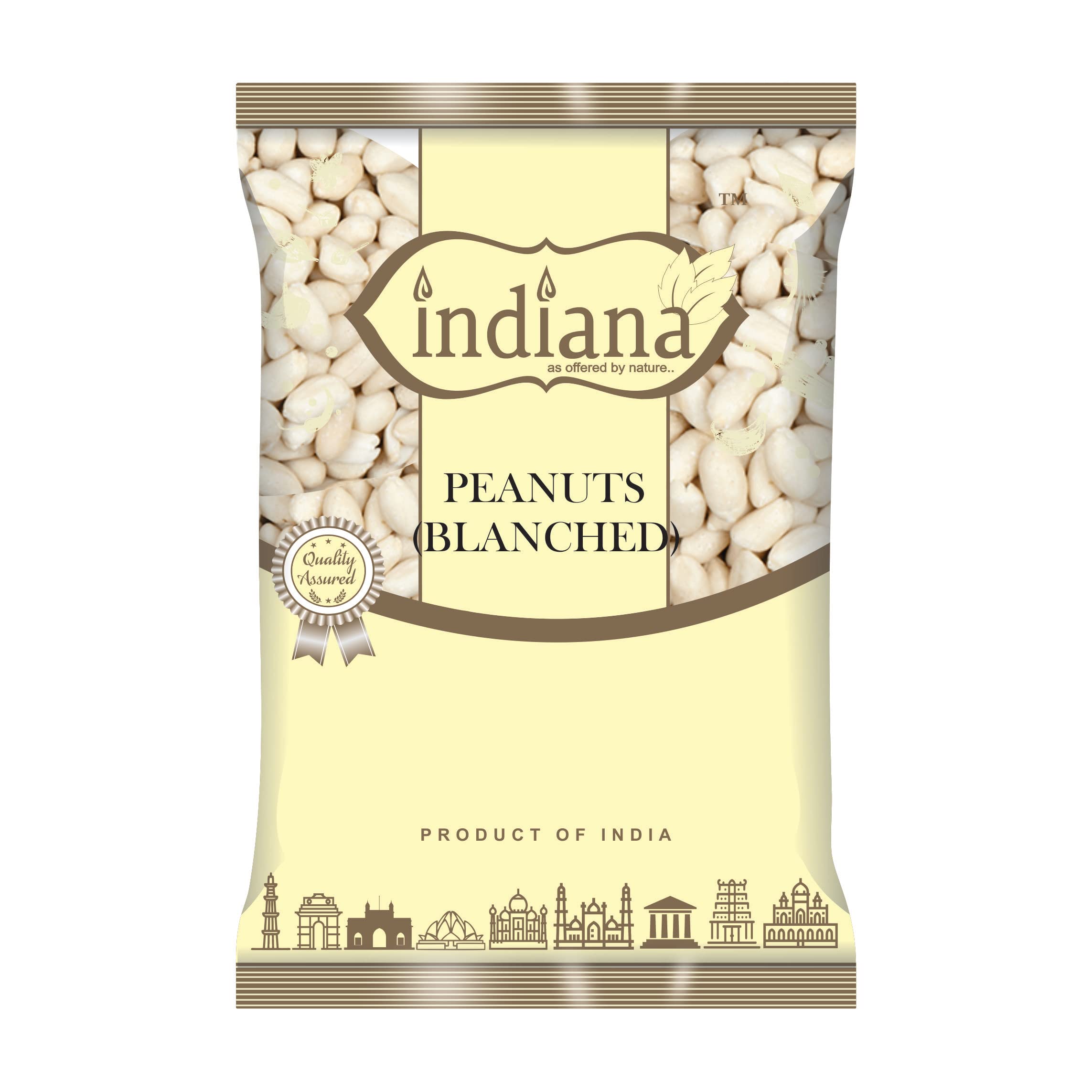 Indiana Roasted Unsalted Peanuts 400g [Skin Removed Peanuts Grade-A] (B0C55MJDGV) Amazon Price History, Amazon Price Tracker